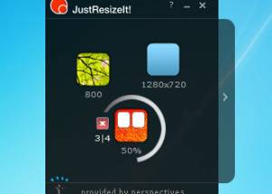 JustResizeIt free screenshot