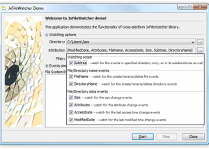 JxFileWatcher screenshot