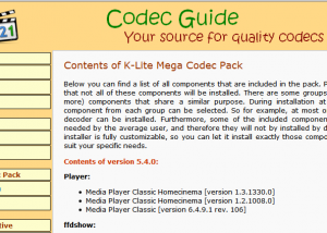 software - K-Lite Codec Pack Mega 18.6.5 screenshot