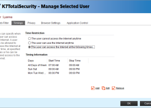 software - K7 Total Security 16.0.0.1221 screenshot