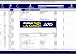 software - Karaoke Song List Creator 2017 screenshot