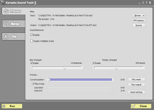 software - Karaoke Sound Tools 3.0.9 screenshot