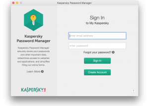 software - Kaspersky Password Manager for Windows 9.0.1.447 screenshot