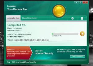 software - Kaspersky Virus Removal Tool 15.0.0.120 screenshot