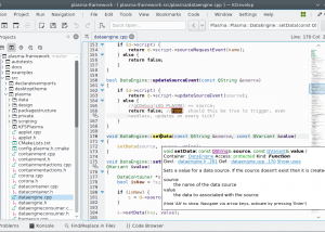 Full KDevelop screenshot