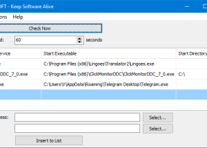 software - Keep Software Alive 3.3 screenshot