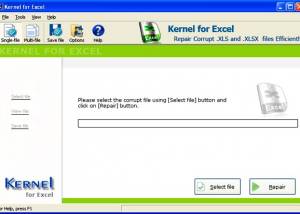 Kernel Excel - Repair Corrupted Excel Documents screenshot