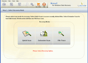 Kernel FAT-NTFS - Windows Data Recovery screenshot