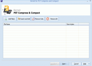 Kernel for PST Compress and Compact screenshot