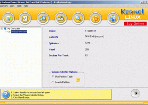 software - Kernel Linux - Data Recovery Software 4.02 screenshot