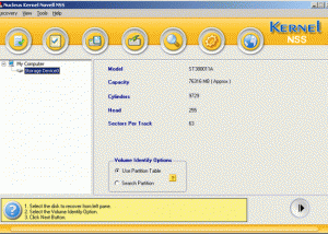 Kernel Novell NSS Data Recovery Software screenshot