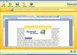 Kernel Publisher Recovery Software screenshot