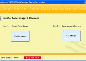 Kernel Tape Data Recovery Software screenshot