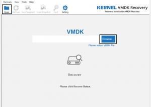 software - Kernel VMDK Recovery 18.4 screenshot
