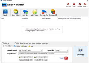 software - Kindle Converter 3.23.11020 screenshot