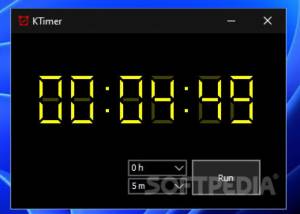 Full KTimer screenshot