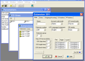 Full KX-TA Programmator screenshot