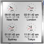 software - Kybtec World Clock Professional 5.2 screenshot