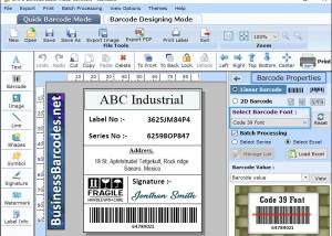 software - Label Design Barcode Application 3.3 screenshot