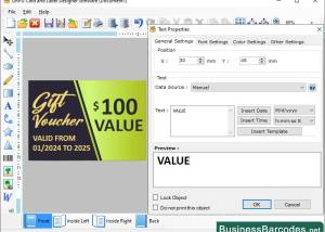 Label Designing and Printing Tool screenshot