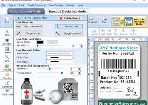 Laboratory Labels Barcode Software screenshot