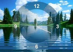 software - Lake Clock Screensaver 3.0 screenshot