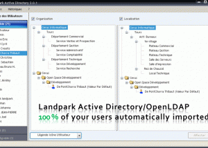 software - LANDPARK ACTIVE DIRECTORY/OPENLDAP FRA 4.3.4.0 screenshot