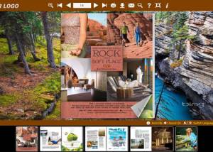 Landscape Templates for Flipping Book screenshot