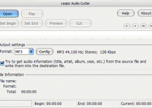 software - Leapic Audio Cutter 5.0 screenshot