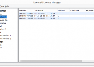 License4J License Manager screenshot