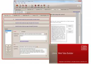 Likno Web/HTML Tabs Builder screenshot