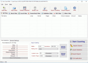 software - Line Count Mini 4.2.6.22 screenshot