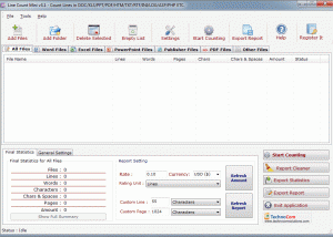 software - Line Count Mini 3.1.5 screenshot