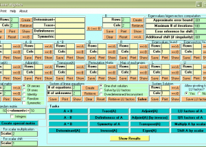 Linear Algebra screenshot