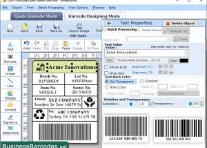 software - Linear Barcode Software 6.7.6.4 screenshot