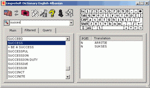 software - LingvoSoft Basic Dictionary English <-> Albanian for Windows 2.1.28 screenshot