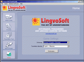 LingvoSoft FlashCards English <-> Albanian for Windows screenshot