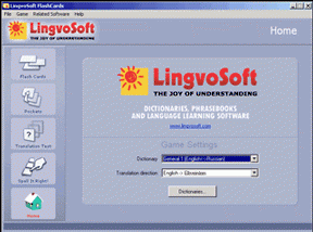 LingvoSoft FlashCards English <-> Lithuanian for Windows screenshot