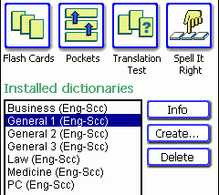 LingvoSoft FlashCards English <-> Serbian for Pocket PC screenshot