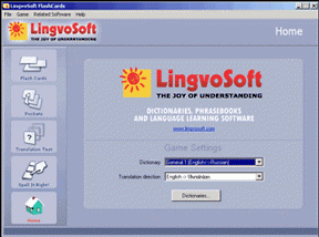 LingvoSoft FlashCards English <-> Ukrainian for Windows screenshot