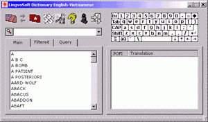 LingvoSoft Standard Dictionary English <-> Vietnamese for Windows screenshot