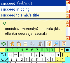 LingvoSoft Talking Dictionary English <-> Finnish for Pocket PC screenshot