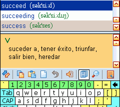 LingvoSoft Talking Dictionary English <-> Spanish for Pocket PC screenshot