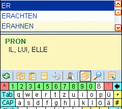software - LingvoSoft Talking Dictionary German <-> French for Pocket PC 2.7.09 screenshot