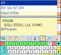 LingvoSoft Talking Dictionary German <-> Italian for Pocket PC screenshot