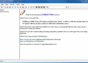 software - Linked Notes Free 2.5 screenshot