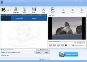 Lionsea DVD To ITunes Converter Ultimate screenshot