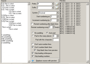 software - List Numberer 1.1.0.1 screenshot
