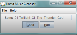 software - Llama Music Cleanser  screenshot