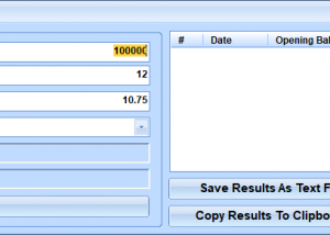 software - Loan EMI Calculator Software 7.0 screenshot